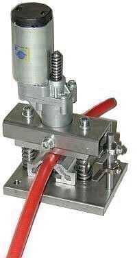 Schlauchklemmung - inkl. Schrittmotor und Getriebe