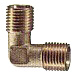 Winkelverschraubung 90� - MS - R-Gewinde - AG/AG - 1/8