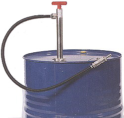 Manuelle Fasspumpe - VA - mit PTFE-Schlauch - 0,2l/Hub