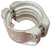 Sicherheits-Schlauchklemme 2-tlg. Aluminium                DIN 2817