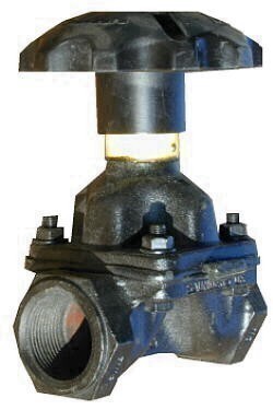 Strahlmittel-Dosierventil - für 1-1/4\' / 1\' Abgang - Typ SAUNDERS