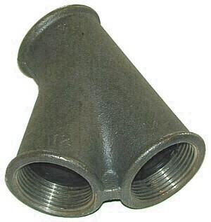 Y-Stück - gummiert 1-1/4\'