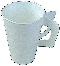 Pappbecher - mit Henkel - 200 ml