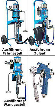 Air-Combi Lackiergerät \'PHOENIX-11018\' - Betriebsdruck 0-144 bar - Max. Förderleistung 11 l/min.