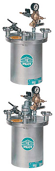 4 Liter Materialdruckbehälter - Betriebsdruck 4 bar - Materialausgang 3/8\' oben