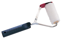 Farbtrennroller - 10cm breit - Polyester Wandfarbe                             - Polhöhe 12 mm