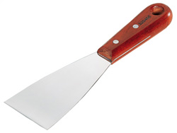 Malerspachtel - halbflexibel Edelstahl - 2-10cm Holzgriff