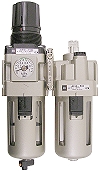 SMC Filterregle - 8,5bar 5�m + Tropfenöler man. Kondensatablass