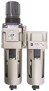 SMC Filterregle - 8,5bar 5&micro;m + Tropfen&ouml;ler man. Kondensatablass