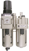 SMC Filterregle - 8,5bar 5�m + Tropfenöler man. Kondensatablass