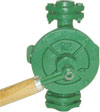 Halbrotationspumpe manuell - mit Holzgriff