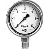 Manometer senkrecht - Edelstahl komplett