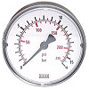 Manometer waagerecht - Kunststoffgehäuse