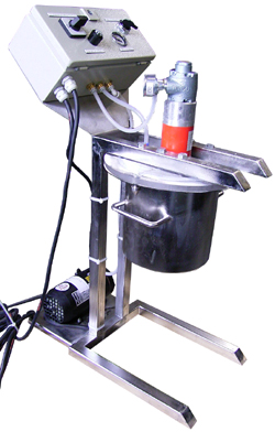 Vakuumrührwerk \'ESR\' - für 2,5 Liter Behälter - 0,22 kw - 500-6000 1/min