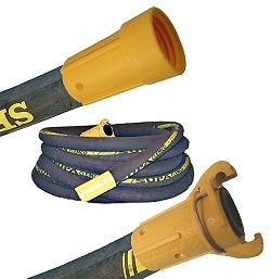 Sandstrahlschlauch SM 2 - 12bar - Standard - mit Kunststoffkupplung und Kunststoffdüsenhalter für Düsen mit 50mm Grobgewinde