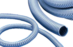 PVC Förderschlauch Gase - schwer Innen-� 20 - 325 mm - AIRDUC - grau (Standard) - Saugschlauch