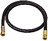 Niederdruck-Farbspritzschlauch DN6 - PA-Seele - 15bar - schwarz