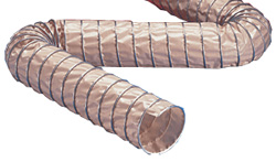 PTFE Saugschlauch Gase/Stäube - flexibel Innen-� 50 - 1000 mm