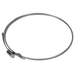 Spiralschelle Doppeldraht - V2A - � 32mm bis 200mm - Bandbreite 9 mm