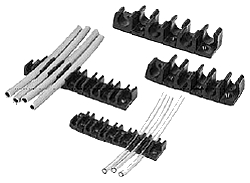 Mehrfachschlauchhalter - Kunststoff - � 4 bis 12mm