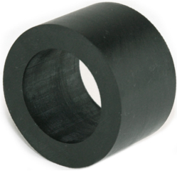 Gummirolle - Farbe schwarz