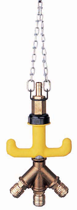 Druckluft-Versorgungs-Gondel - Type VE 1 - 3x Druckluftkupplungen NW 7.2