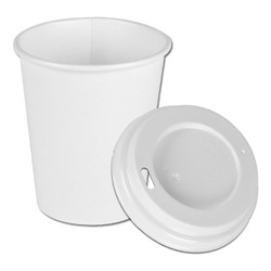 Trinkbecher 'Bipp' - 0,2/0,3 l - doppelwandig - weiß oder Standarddruck