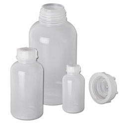 Weithalsflaschen Serie 303 LDPE - rund - mit Verschluss