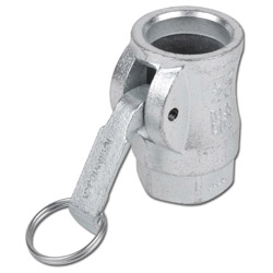 Mörtelkupplung - Mutterteil mit Innengewinde 1' - DN 25 - ein Nockenhebel - Außendurchmesser 41 mm