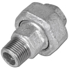Gerade Verschraubung "335" - IG/AG - 1/2" bis 1&frac12;" - EN 10242 - fl. dichtend - standard o. verzinkt - Temperguss