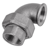 Temperguss 90&deg; - Winkelverschraubung 95 -  3/8"-2"