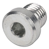 Verschlussstopfen - Stahl - 10x1 bis 48x2mm - verzinkt - mit Elastomerdichtung