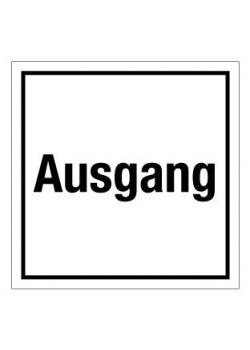 Türkennzeichnung 'Ausgang' - 50 mm bis 400 mm
