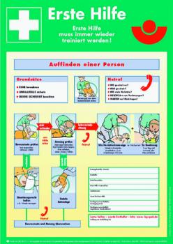 Anleitung Erste-Hilfe - Plakatform - Papier