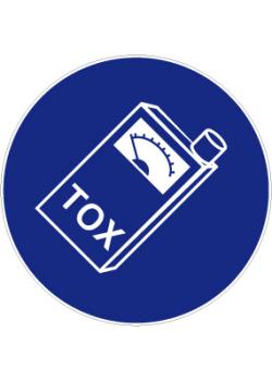 Gebotszeichen 'Toximeter mitführen'