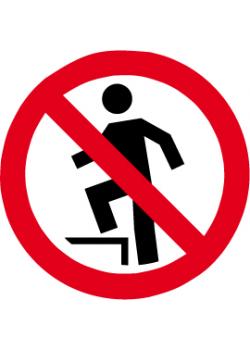 Verbotszeichen 'Betreten verboten' Durchmesser 5-40 cm