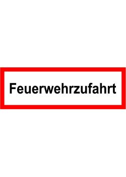 Brandschutz - 'Feuerwehrzufahrt' - 5x15/10x30 oder 20x60 cm