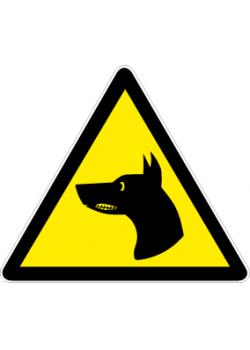 Warnzeichen 'Wachhund' - Schenkellänge 5-40 cm