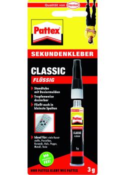 Pattex Sekundenkleber - classic - flüssig - 3g