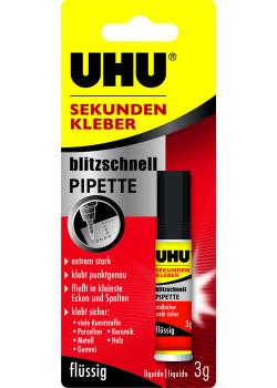 UHU-Sekundenkleber - blitzschnell - 3 g