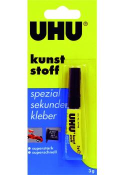 UHU-Sekundenkleber - für Kunststoff - 3 g