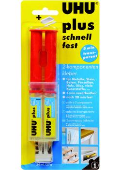 UHU 2-Komponenten-Epoxidharzklebstoff - schnellfest - 27 g