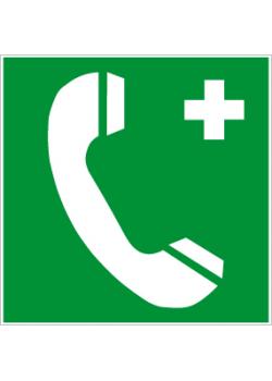 Rettungszeichen 'Notruftelefon' - Seitenlänge 5-40 cm