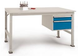 Einzel-Arbeitstisch \'UNIVERSAL\' - komplett mit Unterbauschrank - 2 Blockschubfächer