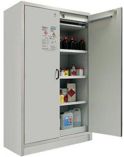 Sicherheitsschrank 30 - DIN EN 14470-1 - Edelstahl - 2-flüglig - HxBxT 1960x1195x595mm