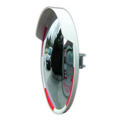 Verkehrsspiegel - Acryglas - � 800mm - Rand rot-weiss