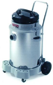 Nass-/Trockensauger \'AS 50 Pro\' - mit Fahr- und Lenkrollen - 1350W - Edelstahl