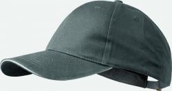 BASIC-Caps 'LEON' - 65% Polyester/ 35% Baumwolle - Farbe grau