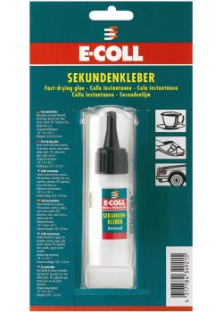 Sekundenkleber - 20 g - -50�C bis +80�C - E-COLL