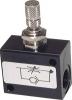 Drosselr&uuml;ckschlagventil - Alu - bis 2000l/min - G 1/8" bis 1/2"